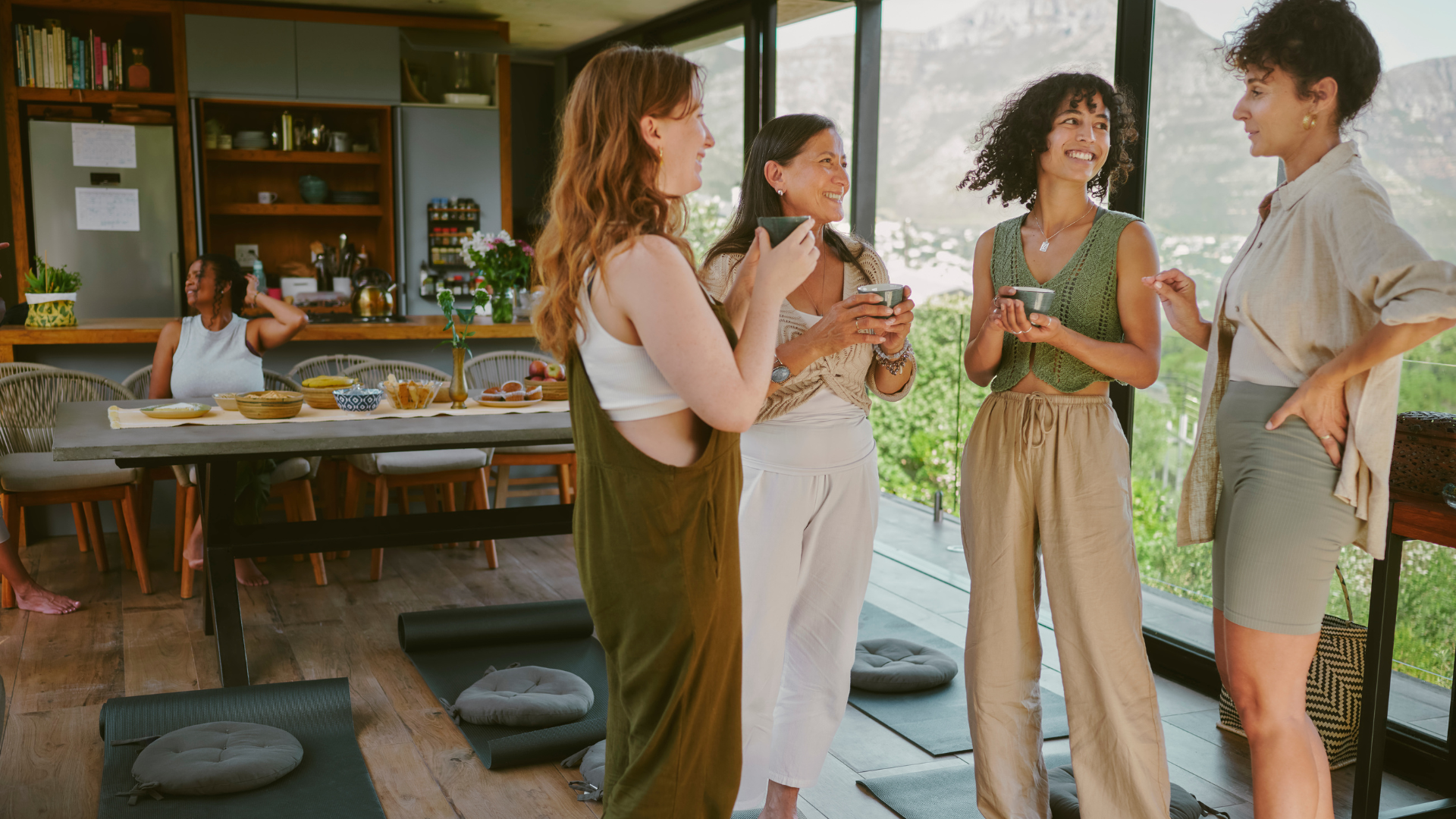 Company retreat focused on relationships and collective well-being